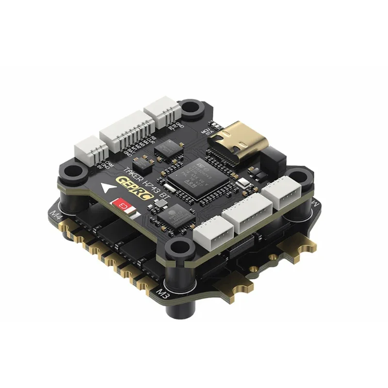GEPRC TAKER H743 BT 32ビット 65A スタック H743 BT フライトコントローラー H65_8S_32Bit 65A 4IN1 ESC デュアルジャイロ レーシングFPVドローン MOZ7 V2用