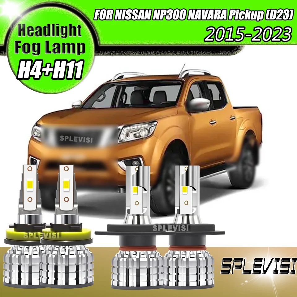 

SPLEVISI фара противотуманная лампа высокого качества H4 H11 для NISSAN NP300 NAVARA Pickup (D23) 2015 2016 2017 2018 2019 2020 2021 2022 2023