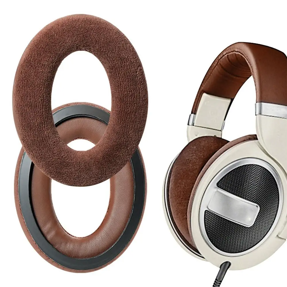 Replacement Ear Pads for Sennheiser HD 515 518 555 595 558 Headset Parts Leather Cushion Velvet Earmuff Earphone Sleeve Cover