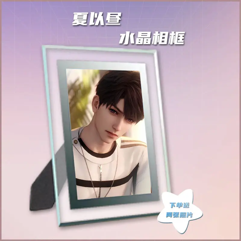 ألبوم Nwe Anime Love and Deepspace Caleb أطلس HD ملصق بطاقة الصور ملصق أكريليك تقف سلسلة المفاتيح مجموعة هدية