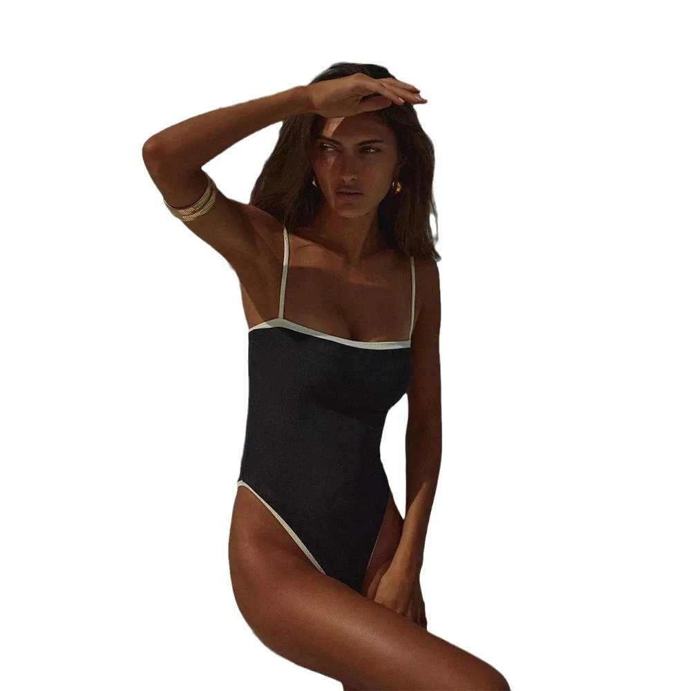 One-piece Swimsuit Female Bikini New Ladies Stitching Foreign Trade Swimsuit for Women