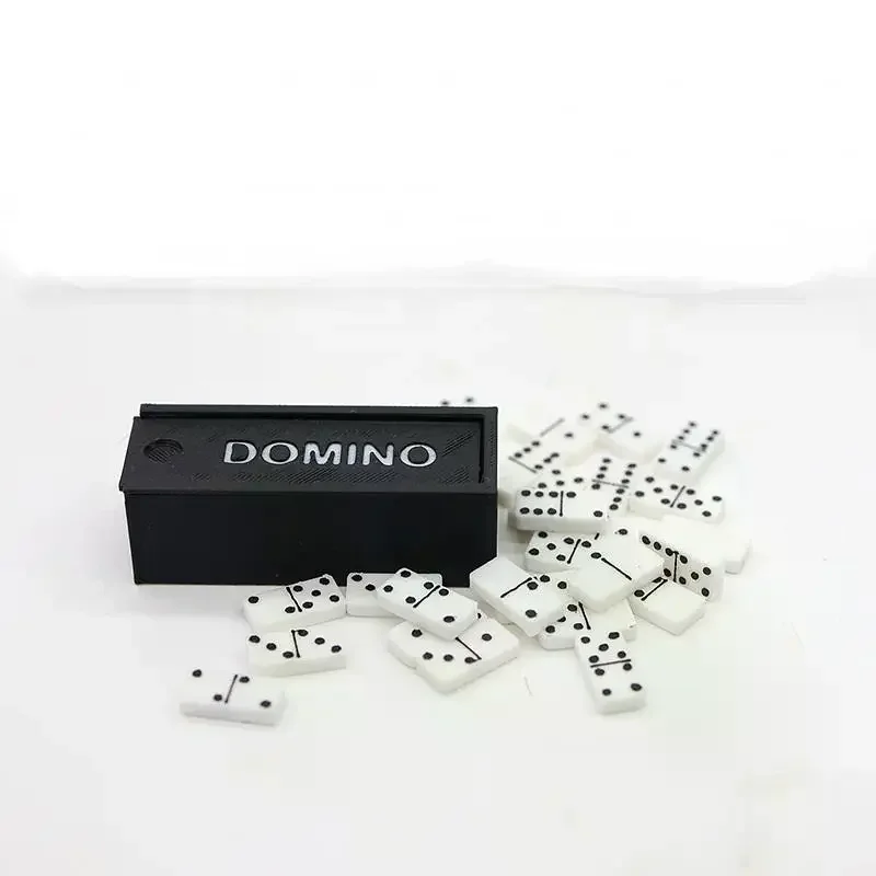 1 Set 1:12 Poppenhuisaccessoires Miniatuur Domino Modelbouw Leren Educatief Speelgoed Dot Domino's Bordspel