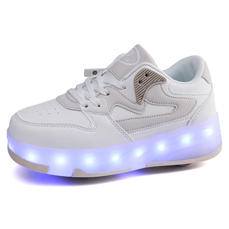 

4-колесный выдвижной дизайн realizes "Один обувь для двух видов использования", износостойкая подошва прочная.