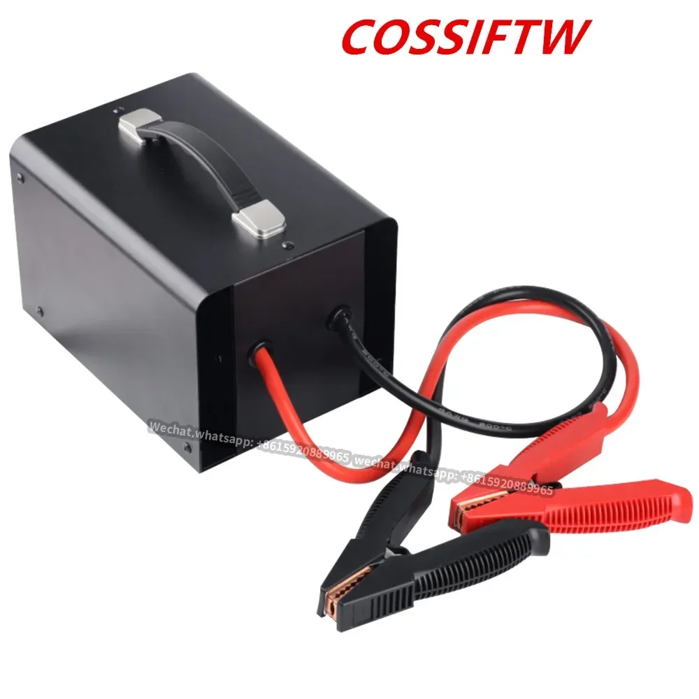 COSSIFTW 10000A Compact powerful Portable car jump starter 4AWG12v/24v 64000mAh booster Jump Starter for Heavy Diesel Truck