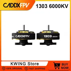 CADDXFPV 1303 6000KV Brushless Motors Gofilm 20 2PCS for Gofilm 20 2inch FPV Drones DIY Parts