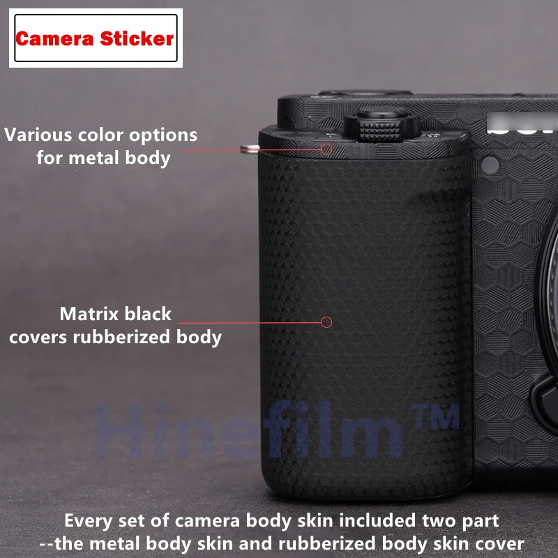 for Sony ZVE10 Camera Decal Skins ZVE-10 Protective Sticker for Sony zv e10 / ZV-E10 Camera Wrap Cover Film