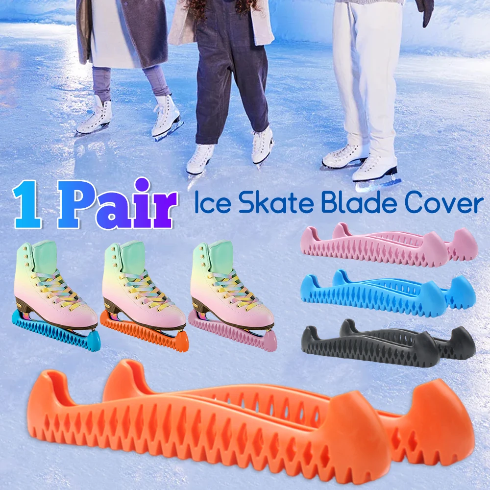 

1Pair Ice Skating Figure Skate Blade Cover Adjustable Protective Prevent Puncture Ice Skating Blade Cover Ice Skate Blade Cover