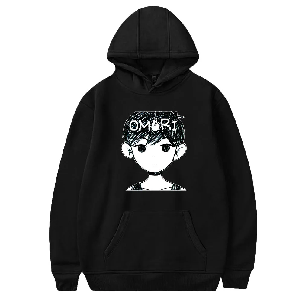 

Hot Games Omori Funny Hoodie Hip Hop Graphic Sweatshirts Poleron Hombre Streetwear Hoody Unisex Harajuku Tracksuit Winter Coat