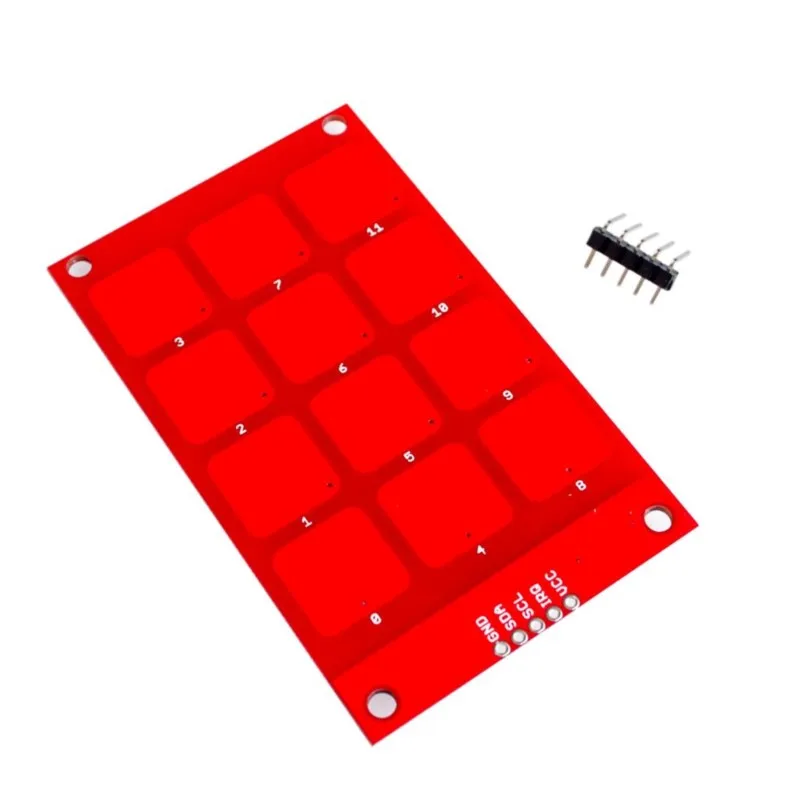 MPR121-Breakout-v12 MPR121 módulo sensor táctil capacitivo teclas del sensor teclas del teclado para arduino