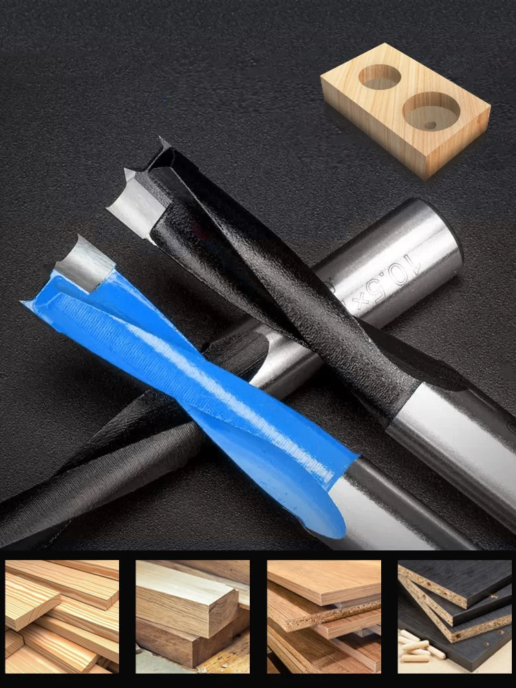 XCAN 1pc 4-10mm lewo/prawo obrót drewna Forstner wiertła frez wiercenia 2 flet drewna Hole Cutter Router wiertła — zdjęcie 2