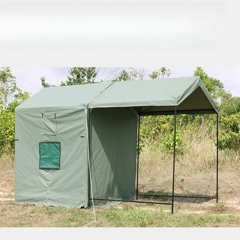 Mobile welding tent, mobile pipe welding windproof, flame retardant and rainproof work shed
