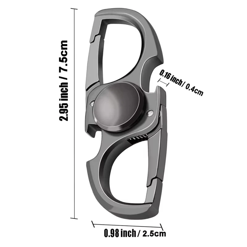 1PC Multifunctional Finger Spinner Fidget Hand Spinner Anti-Anxiety Toy Relieves Stress Spinner Ketchain Bottle Opener Fidget To