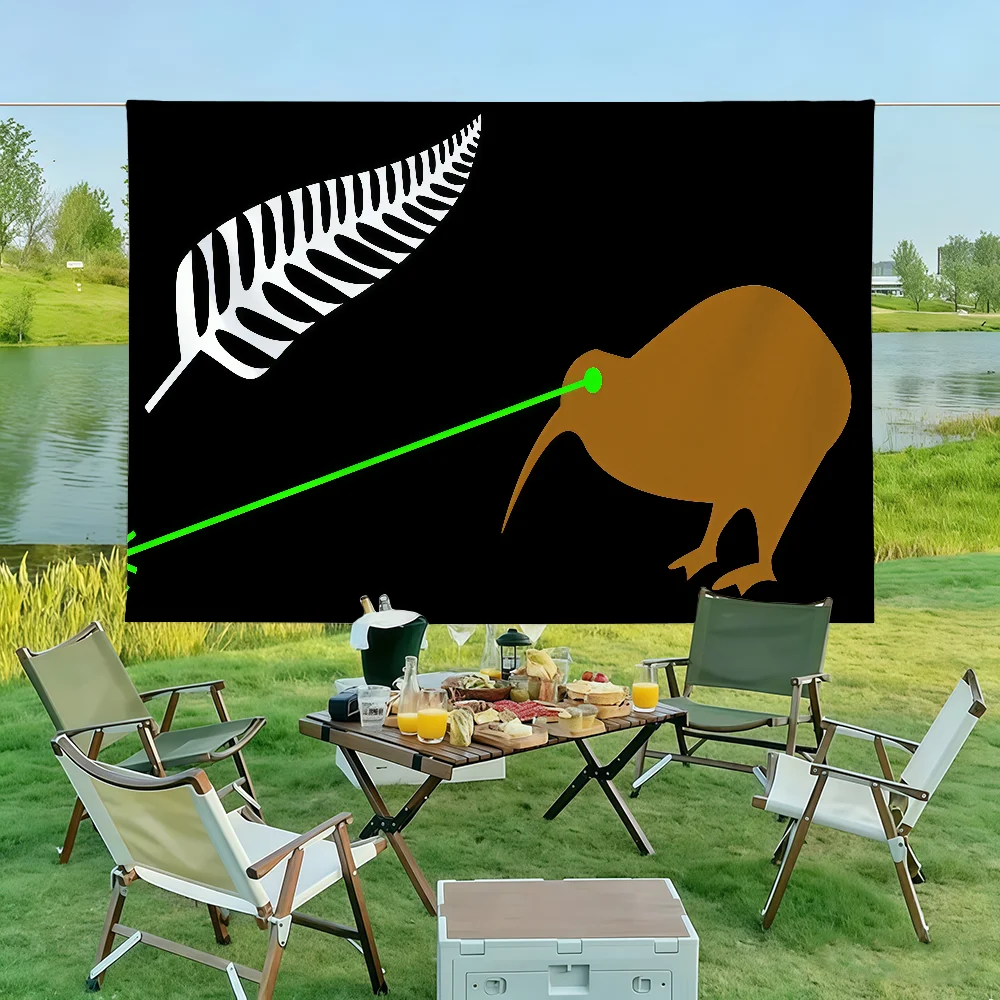 L-Laser Kiwi Flag Wall Decorations Home Decor Suitable For Living Rooms Bedrooms Dormitories Parties And Holidays