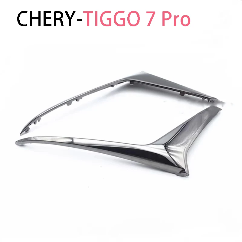 For Chery Tiggo 7 Pro 2021 2023  Side grid of front headlight decorative strip Bright bar accessories accesorios para auto