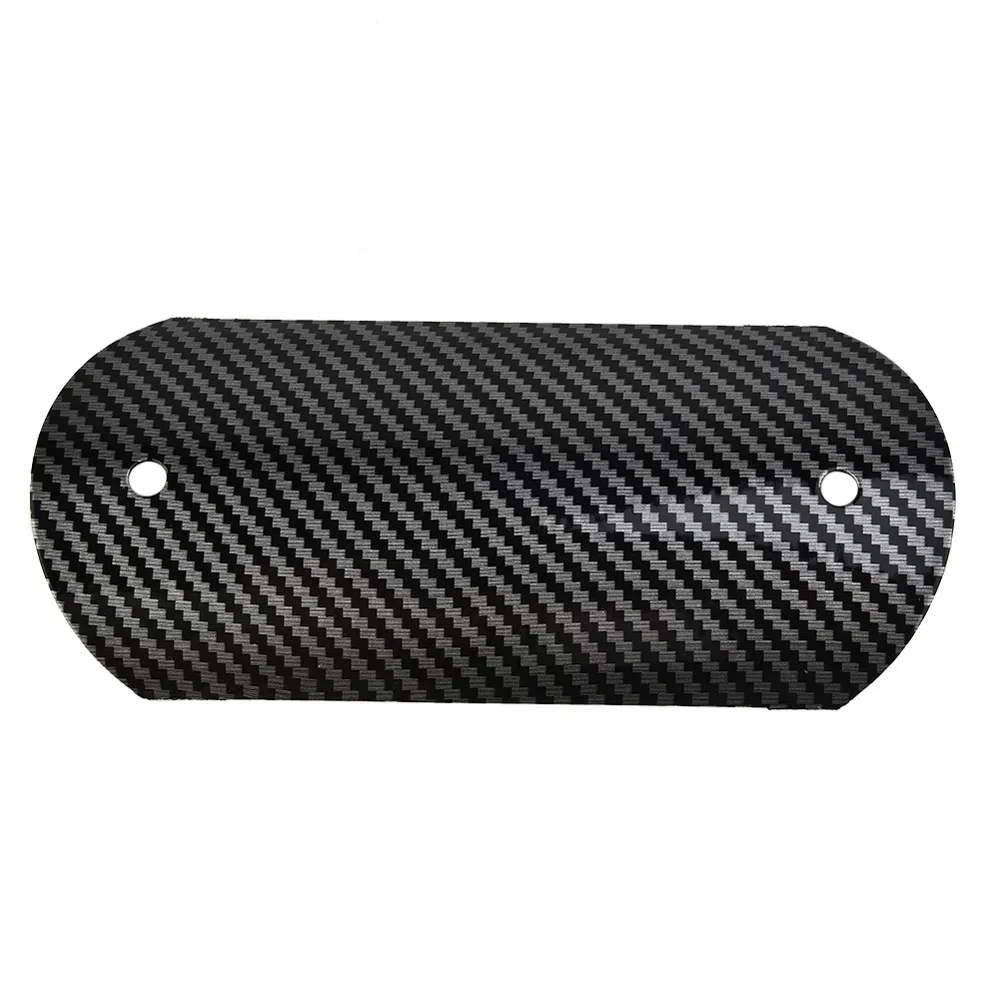 New Useful Exhaust Heat Shield Protector Accessories Carbon Style Look Middle Pipe Stainless Steel Muffler Parts