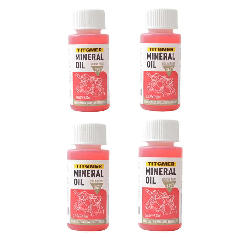 1/2/3/4/5/6 Pc 60 Ml Fiets Rem Minerale olie Systeem Vloeistof Fietsen Mountainbikes Hydraulische Schijfrem Olie Vloeistof