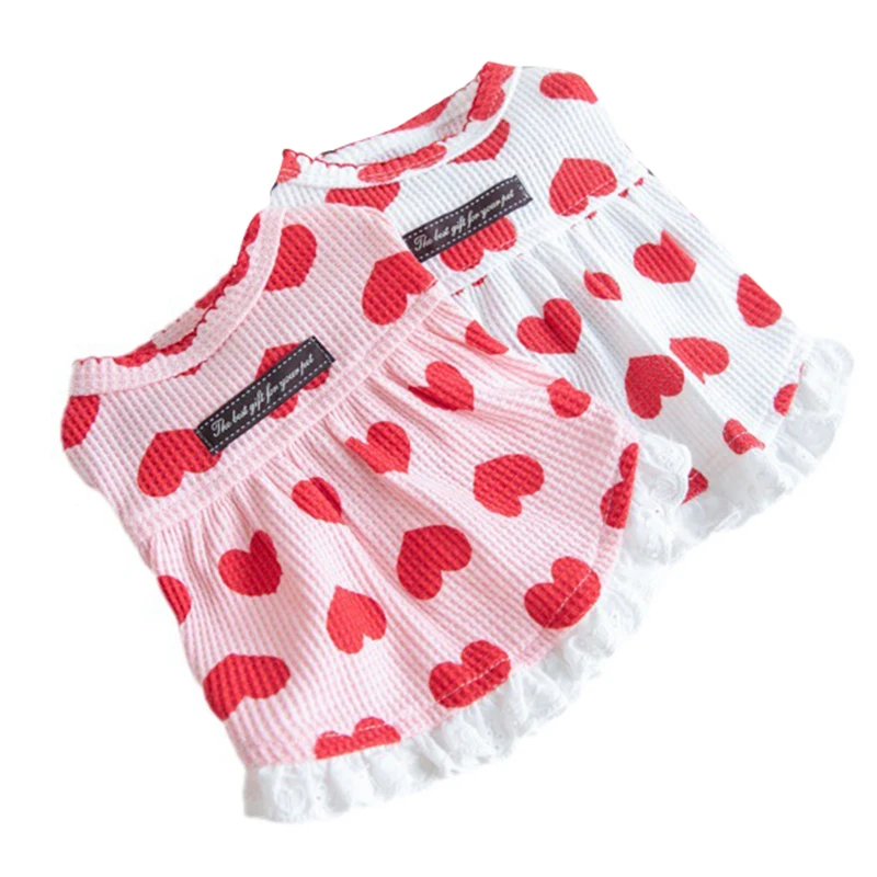 

Autumn Flower Cat Vest Pet Dog Clothes Print for Dogs Clothing Small Cute Pink Fashion Puppy Clothes Dresses Chihuahua Costume