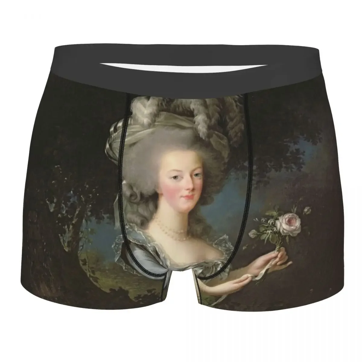 Custom Male Cool Queen France Antoinette Underwear Elisabeth Boxer Briefs Men Soft Shorts Panties Underpants