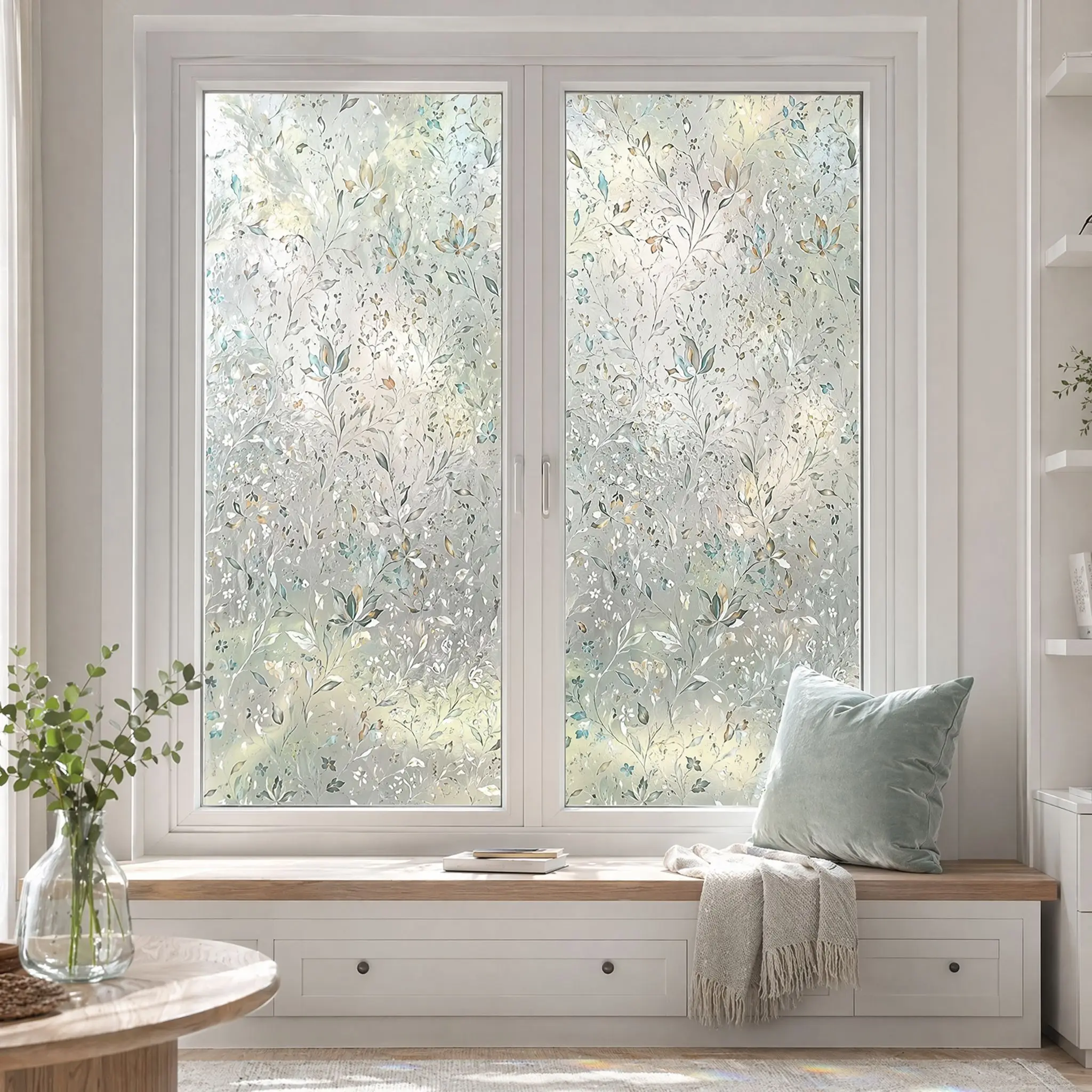 Home Decor Tulip - Película Decorativa para Ventanas con Diseño