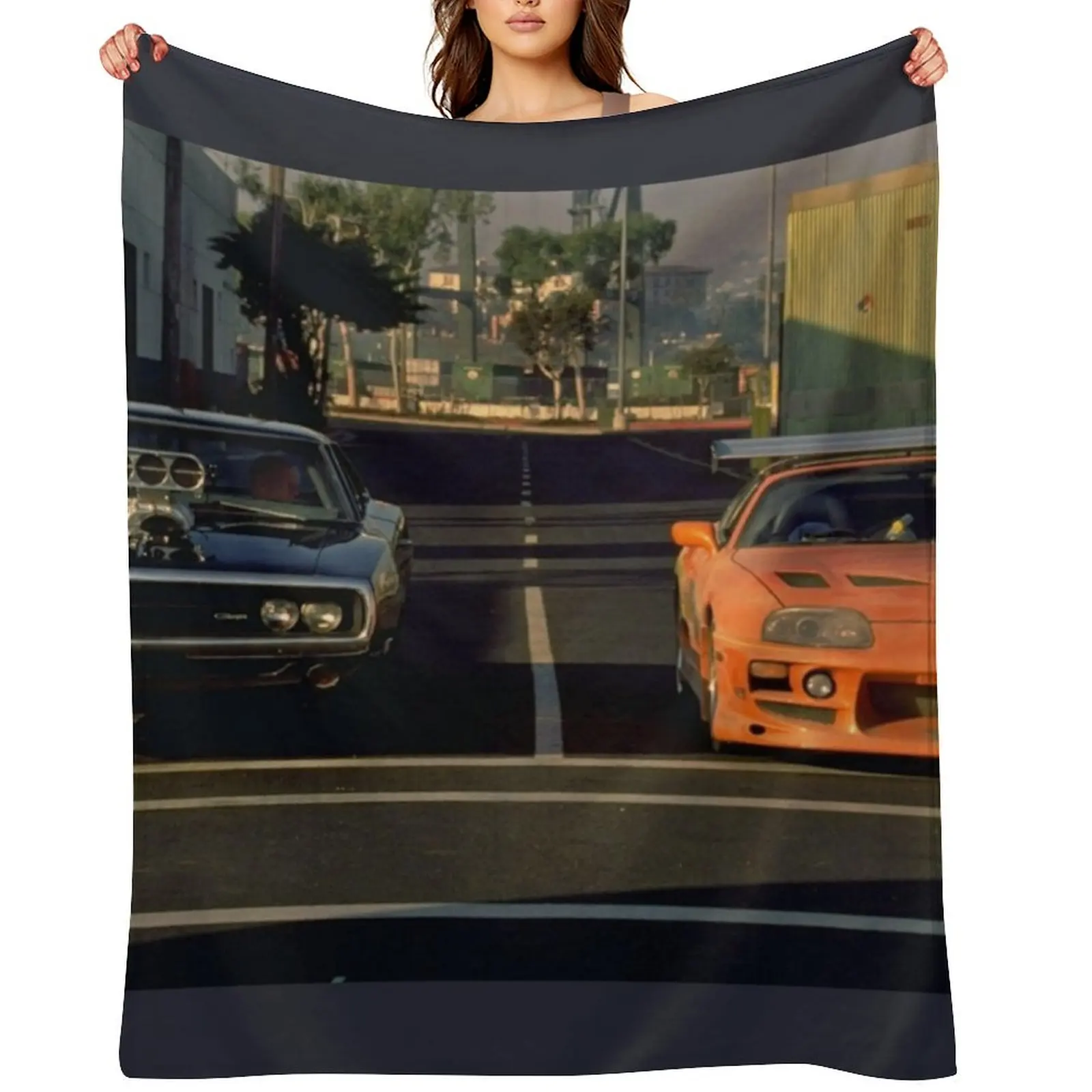 

Fast & Furious JDM Aethsetic Throw Blanket christmas gifts Warm Luxury Thicken Bed covers Blankets