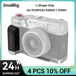 SmallRig L-Shape Grip for FUJIFILM X100VI / X100V with Arca-Swiss Quick Release,Shutter Release Button and Hot Shoe Cover 4555