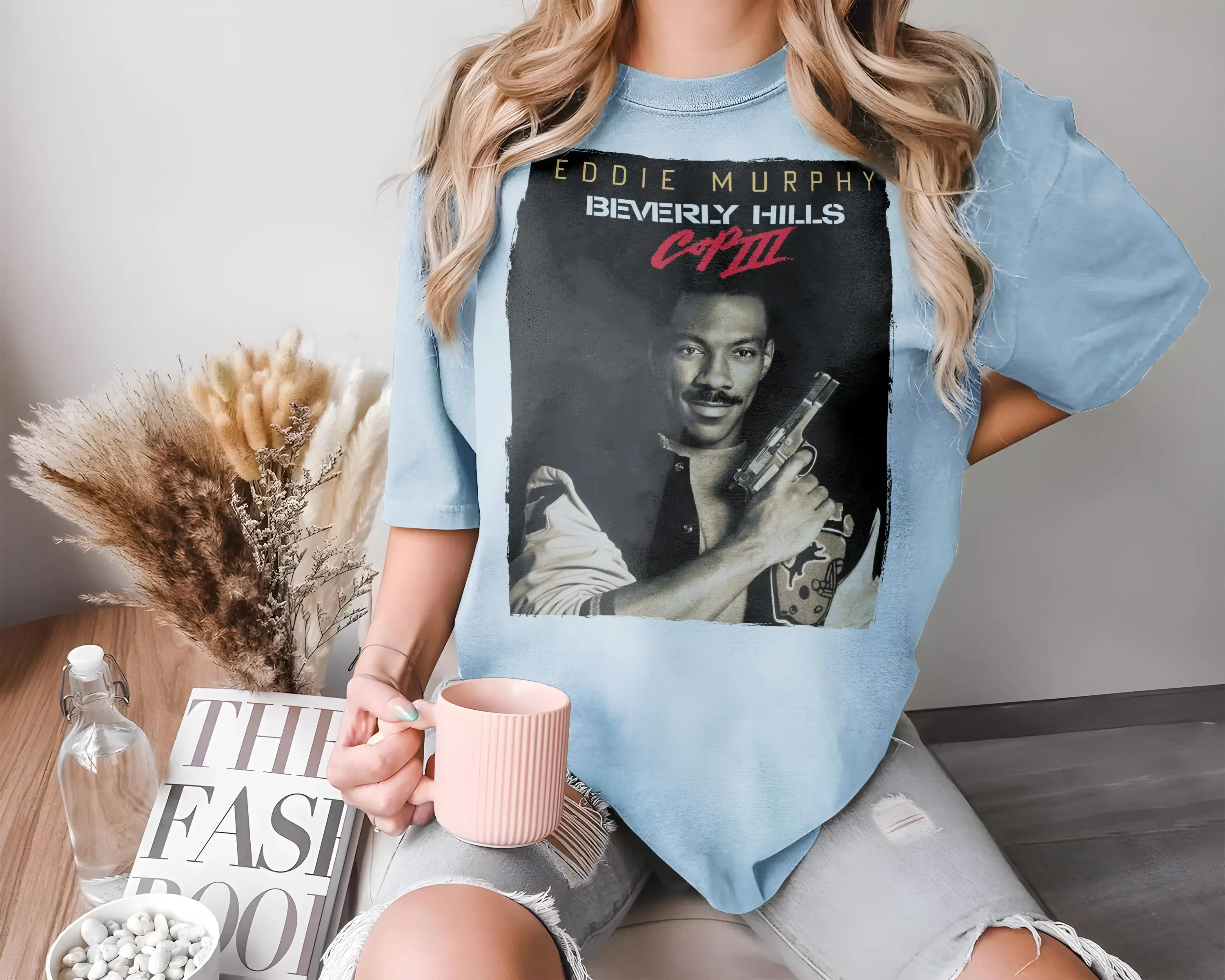 Beverly Hills Cop V17 Vintage Movie Poster T Shirt 8 Colors Film Lover All Sizes S 5XL