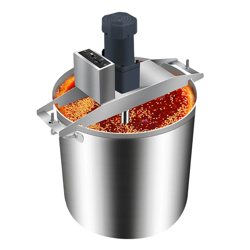 

Hot pot base material frying machine Commercial automatic small cold cake, cold shrimp, Malatang boiling oil sauce boiling