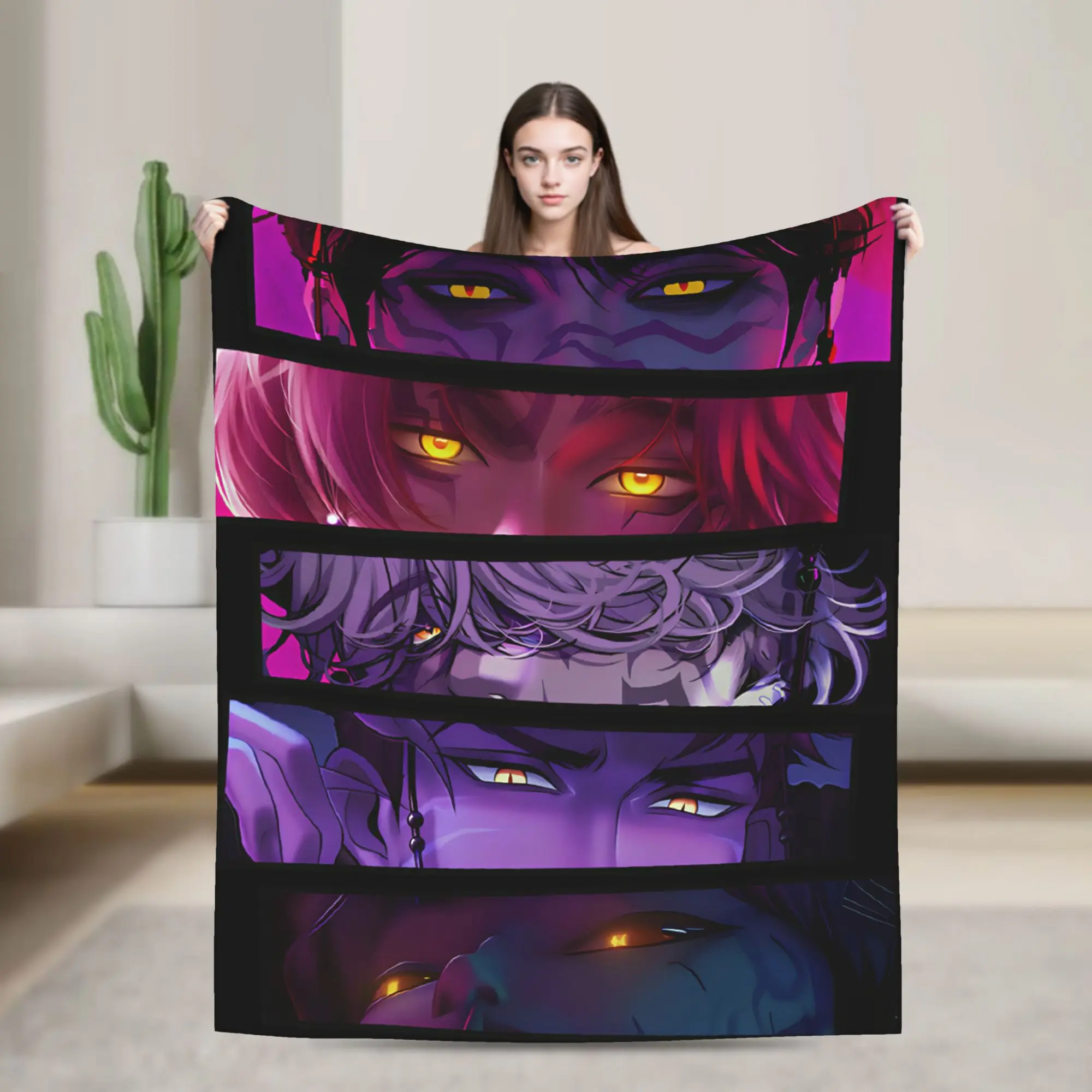 

Одеяло с принтом «Охотники на демонов» для мужчин и женщин, ультра мягкие пледы для дивана, 50x60 дюймов, несколько размеров