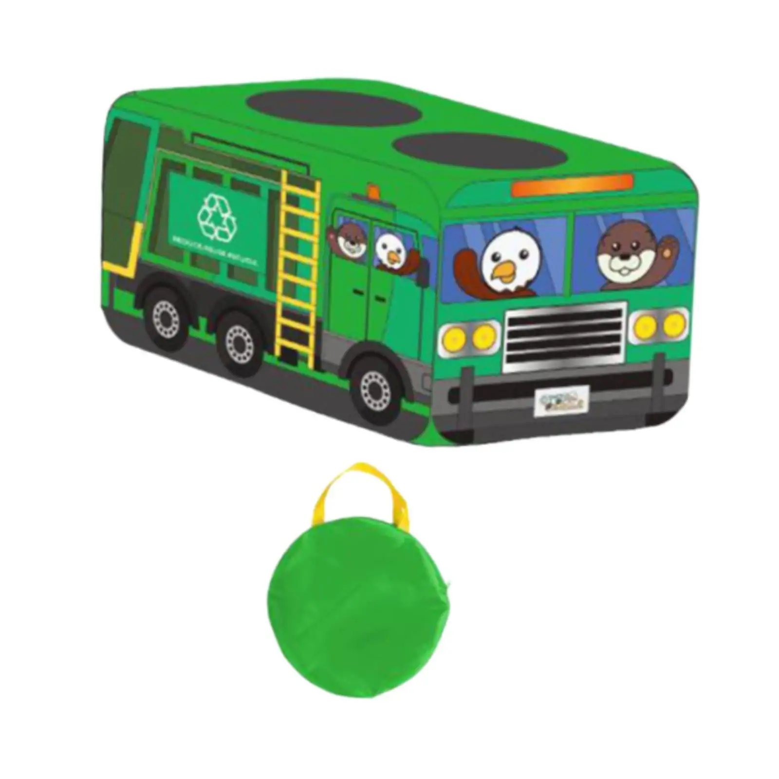 Garbage Truck Play Tent Toy Multicolor Easy Storage Pops up in Seconds Foldable for Kiddie Toddlers Children Entertainment Kids