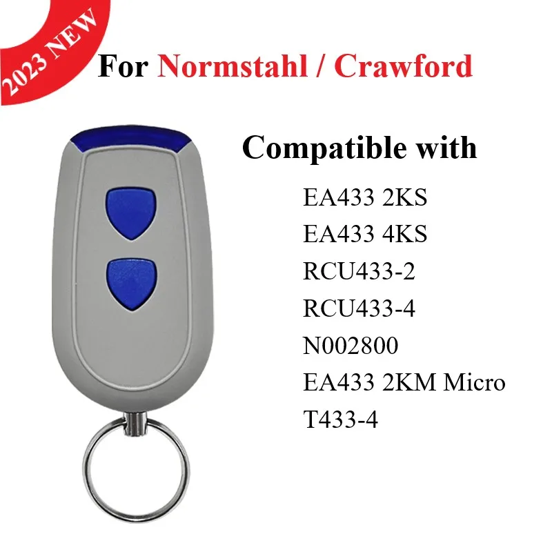 

For Normstahl CRAWFORD Gate Door Remote Control with 433,92 MHz Rolling Code Garage Door Control Transmitter Opener Key