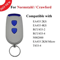 EA433 Normstahl/Crawford EA433 Gate Door Remote Control with 433,92 MHz Rolling Code Garage Door Control Transmitter Opener Key