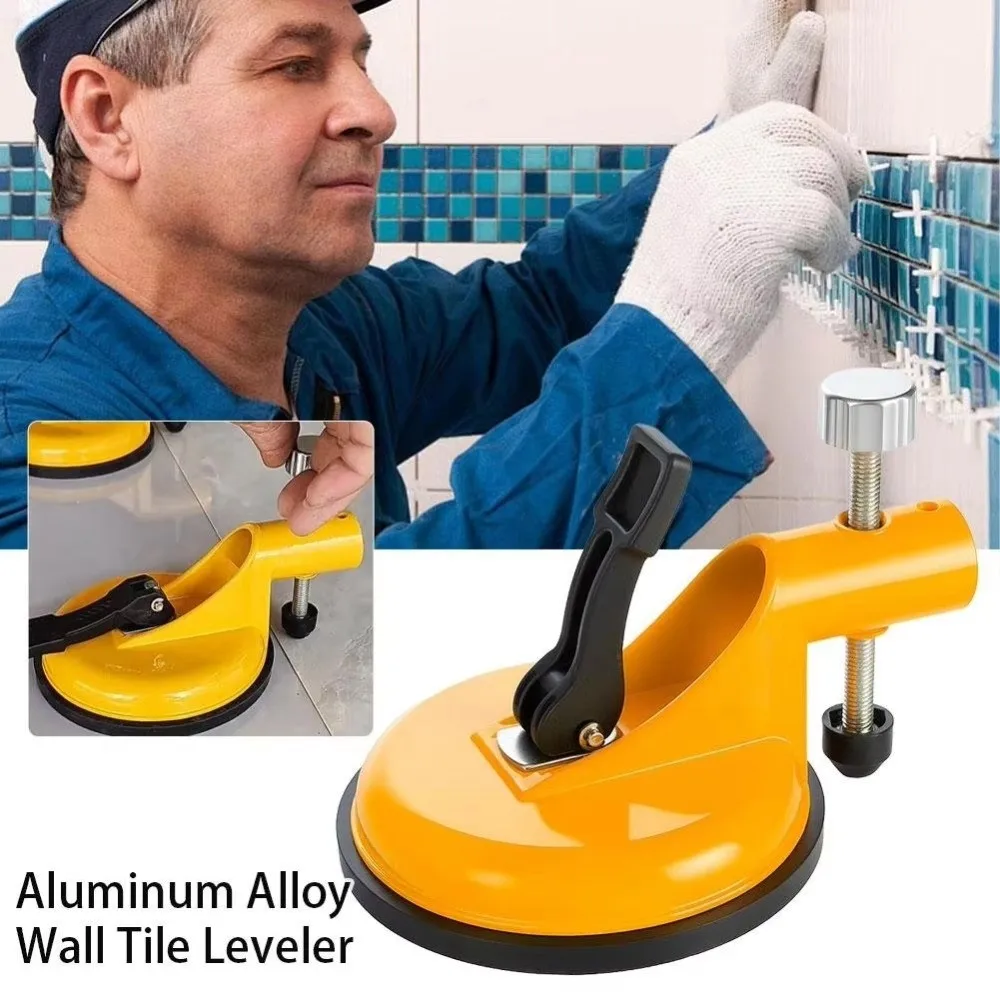 Suction Cup Tile Installation Tools Aluminum Alloy Adjustable Rock Slab Patchwork Leveling Device Auxiliary Ceramic Tile Leveler