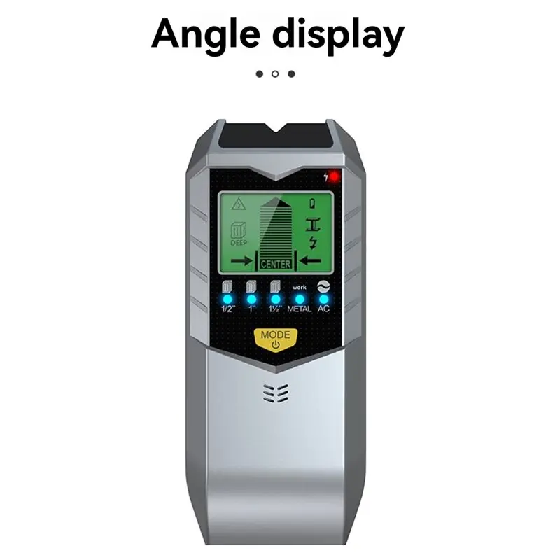 【ترويج】مكتشف كاشف الحائط الإلكتروني متعدد الوظائف 5 في 1، كاشف المعادن المحمول، مكتشف الخشب، قياس إلكتروني #3