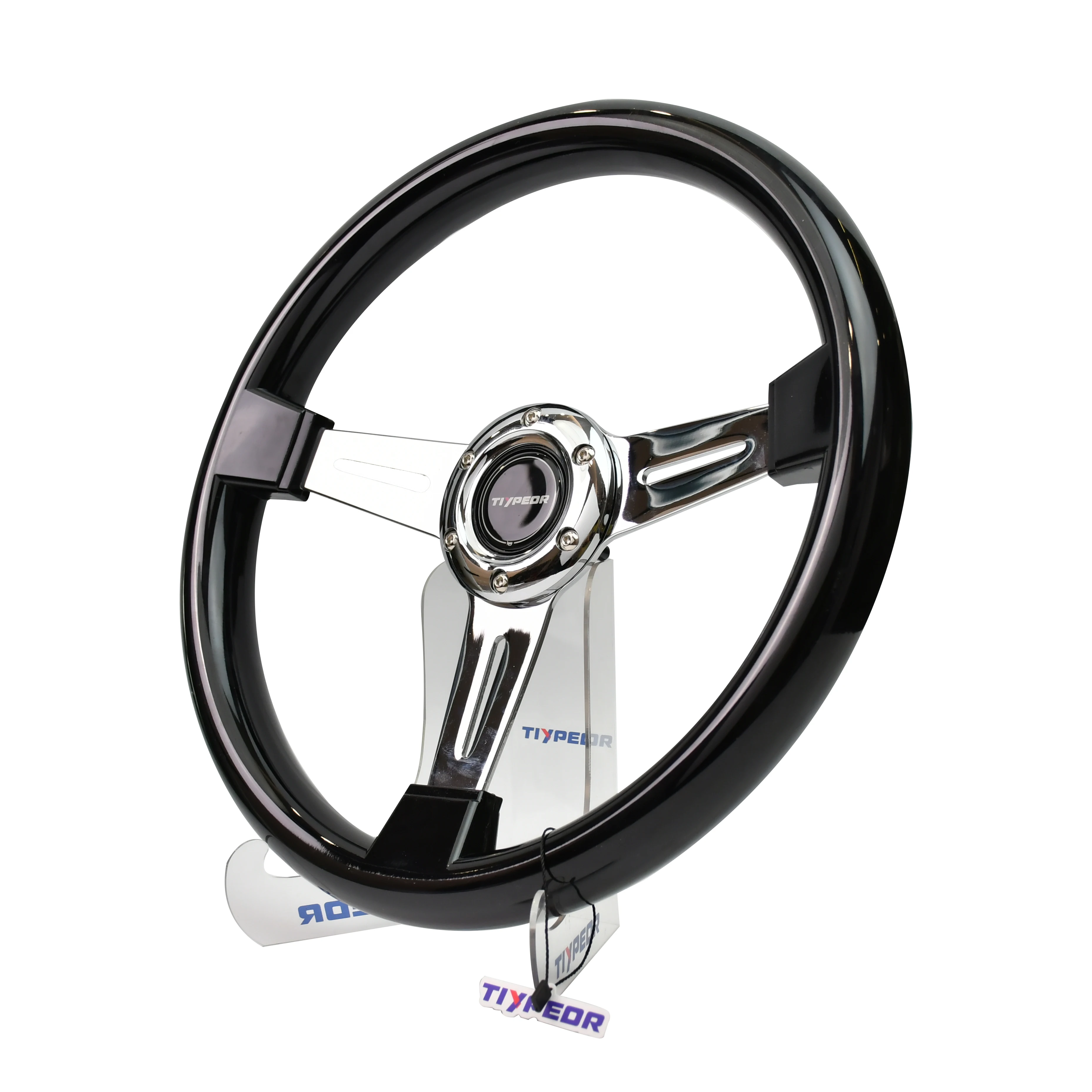 Tiypeor Abs Jdm Style 350mm Universal Steering Wheel Forged Bracket Classic Retro Car Parts Vehicle Accessories