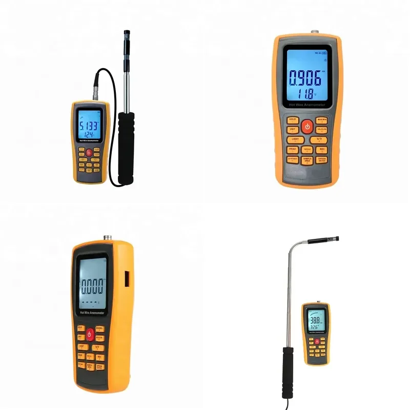High Sensitivity Handheld Wind Speed Indicator Measuring Anemometer for Hot Line Anemometer