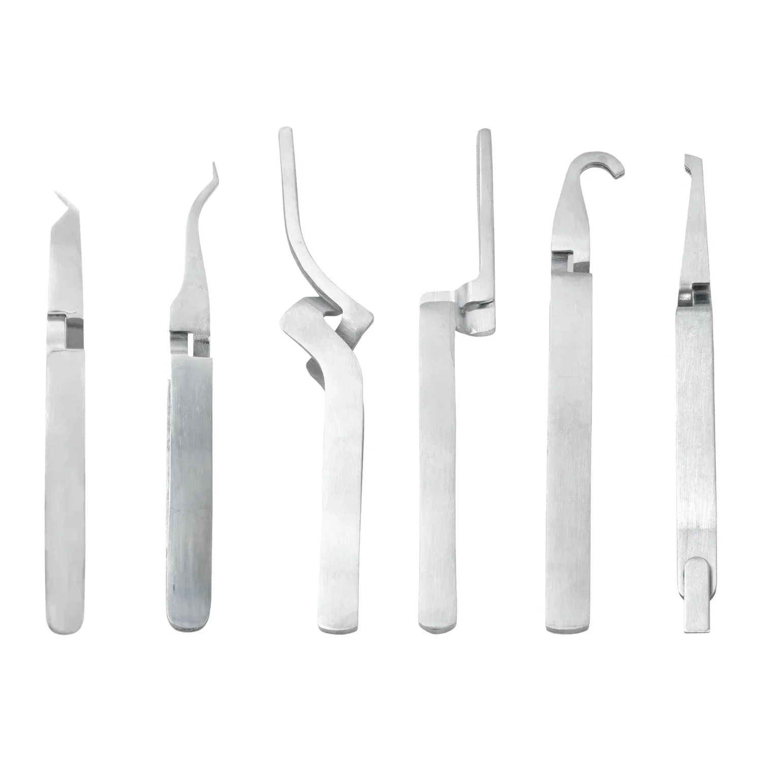 1/6 Dental Orthodontic Posterior Brackets Buccal Tube Lingual Buttons Bonding Tweezer Holder Placer Articulating Paper Tweezers