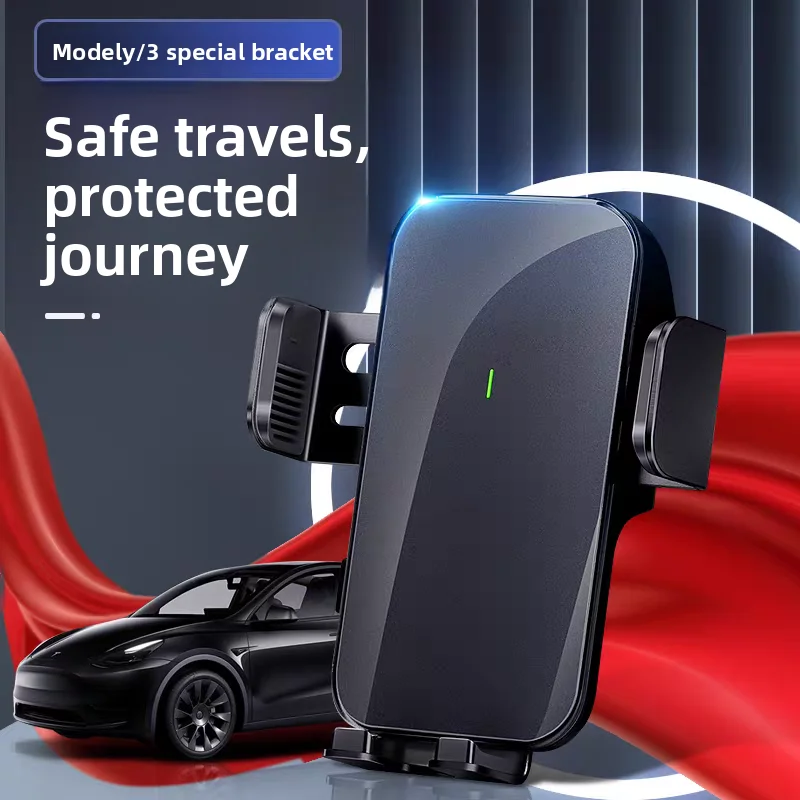 For Tesla Model 3/Y Electric Car Phone Holder With Solar Energy For Huawei Samsung For Iphone Ect Phone