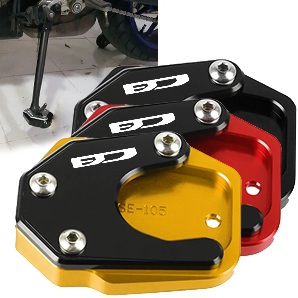 

For Honda CB500X CB500F CB150R CB300F CB400 CB600F CB900F HORNET CB300F Kickstand Foot Side Stand Extension Pad Support Plate