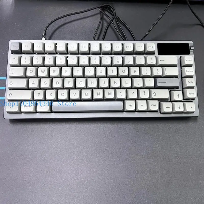 652f-133key-グレーミスト-xda-プロファイルキーキャップ-pbt-染料昇華キーキャップメカニカルキーボード用ゲームキーキャップスイッチ
