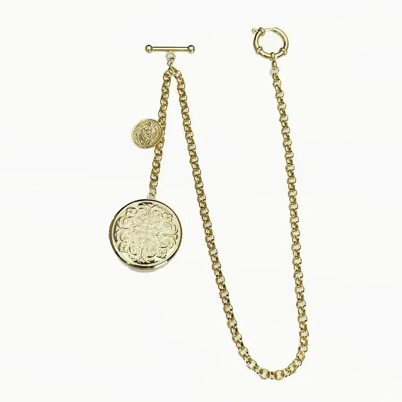Vintage Vest Coat Chain Brooch Suit Gentleman Pocket Watch Chain Waist Chain Party Jewelry Accessories