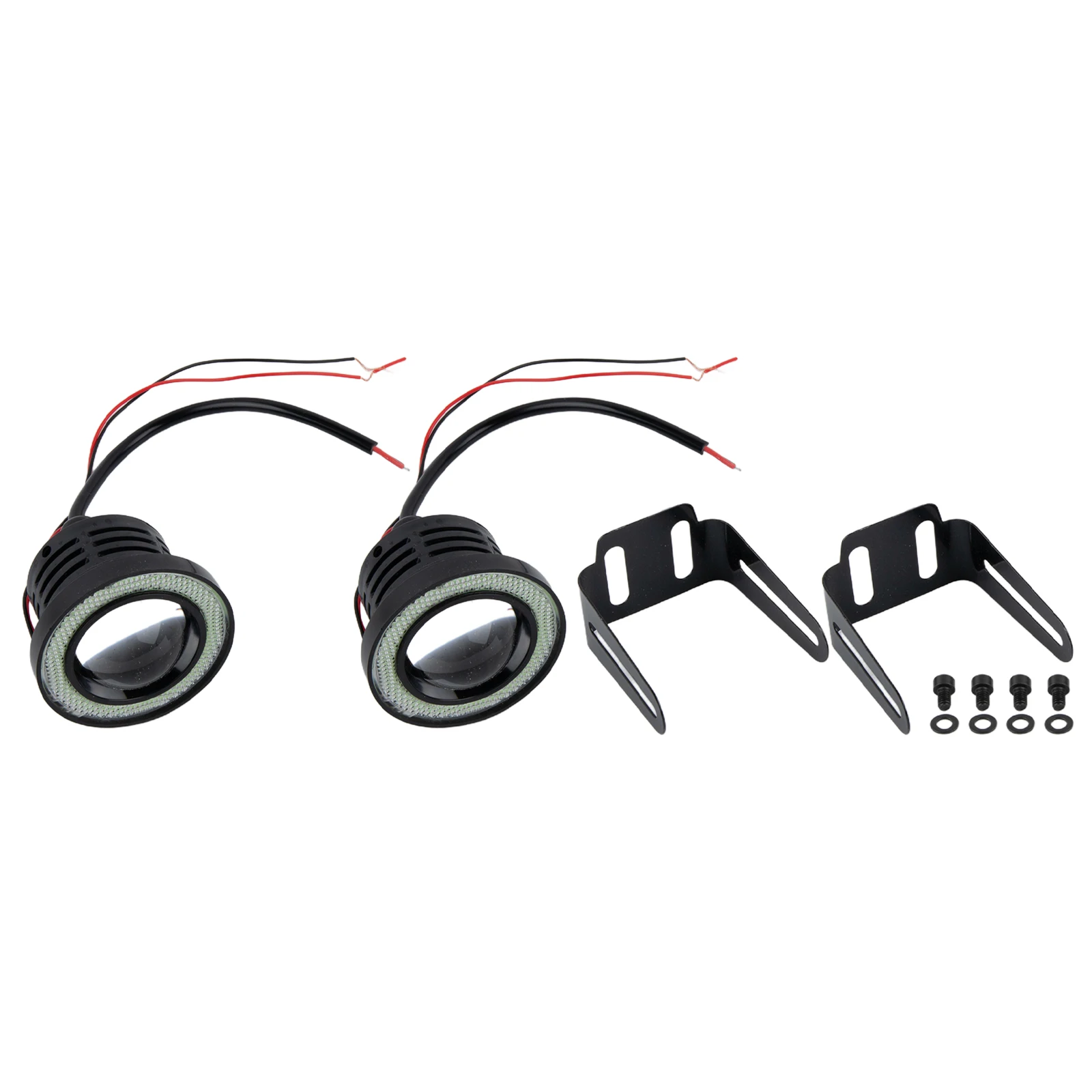 Foggy Weather 64mm Diameter Projector Ring Lights Automotive Lighting Clear Visibility Enhancement Compact Size 64mm