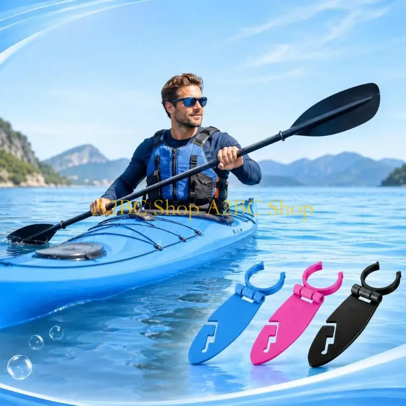 A2BC Kayak Paddle Board Clip for Board Gear, Set of 6 Paddle Board Clamp Accessory