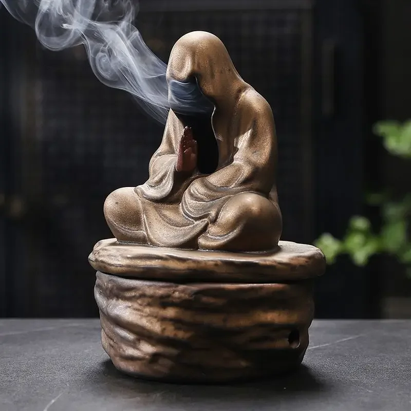 

Zen Inspired Ceramic Incense Burner Household Indoor Incense Burner Sandalwood Agarwood Incense Burner Tea Ceremony Decoration