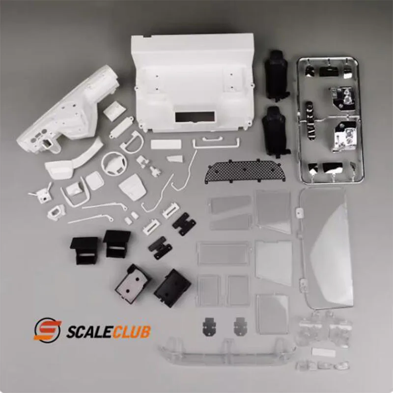 SCALECLUB 1/14 For IVECO Cabin Plastic Car Shell Driver's Building Front Cabinet For Car Parts