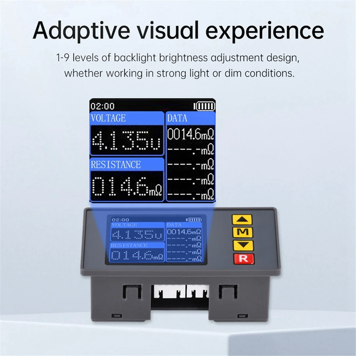 

TS457 TS457 Voltage Internal Resistance Tester AC 4-Wire Method Voltage Meter Internal Resistance Test Device 18650 B