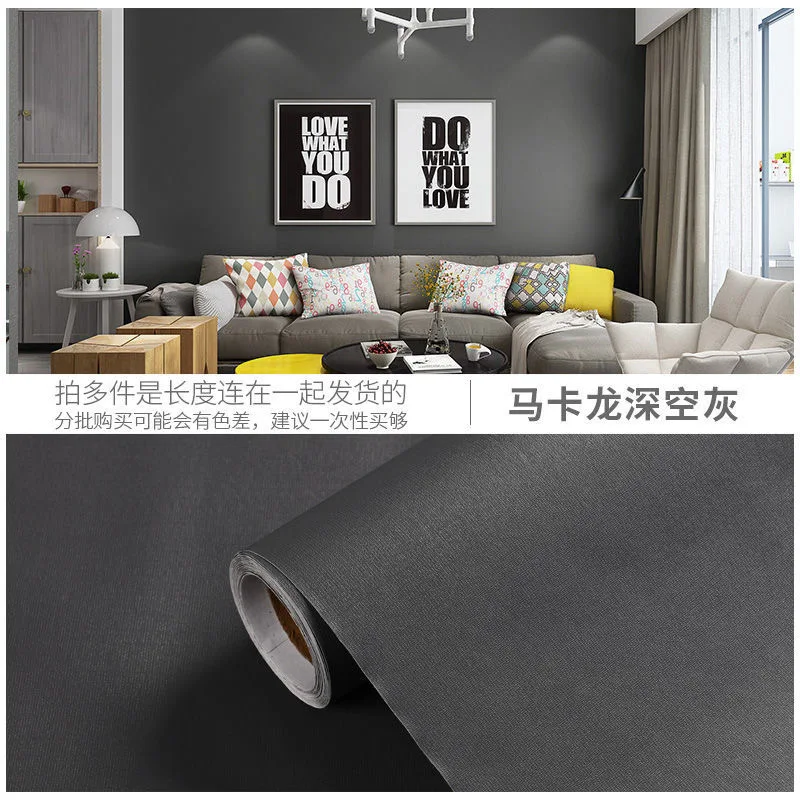 80cm Macaron Self-Adhesive Vinyl Wallpaper Kitchen Cabinet Storage Desktop Furniture Bedroom Decor Waterproof Film Wall Stickers