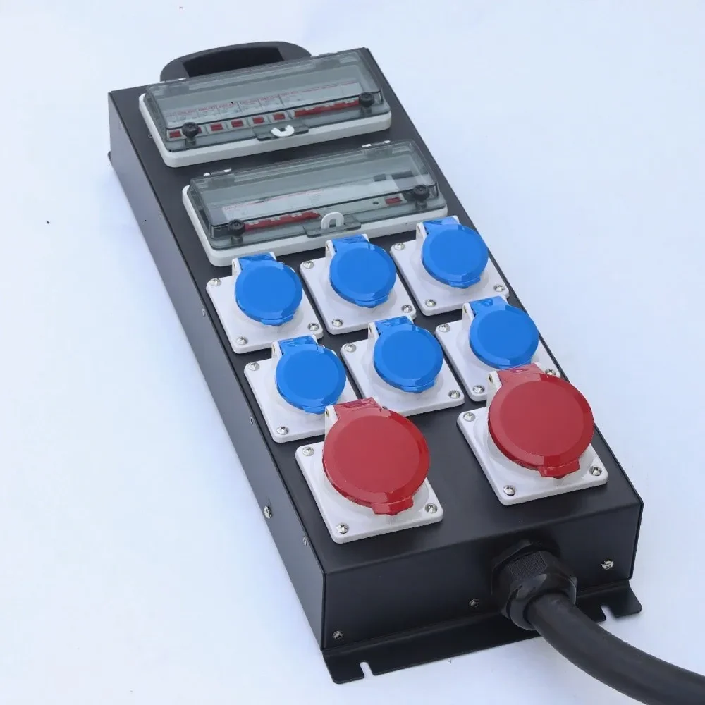 63A 5P 380V Power Box Power Supply Equipment Replacement Distribution Box For Stage Working Equipment