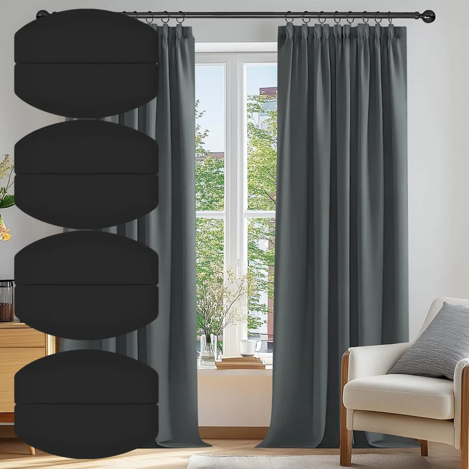 Weights For Shower Curtains Bottom 8 Pieces Tablecloth Parts Magnetic Tablecloth Weights For Homeowner Renter Resident Home