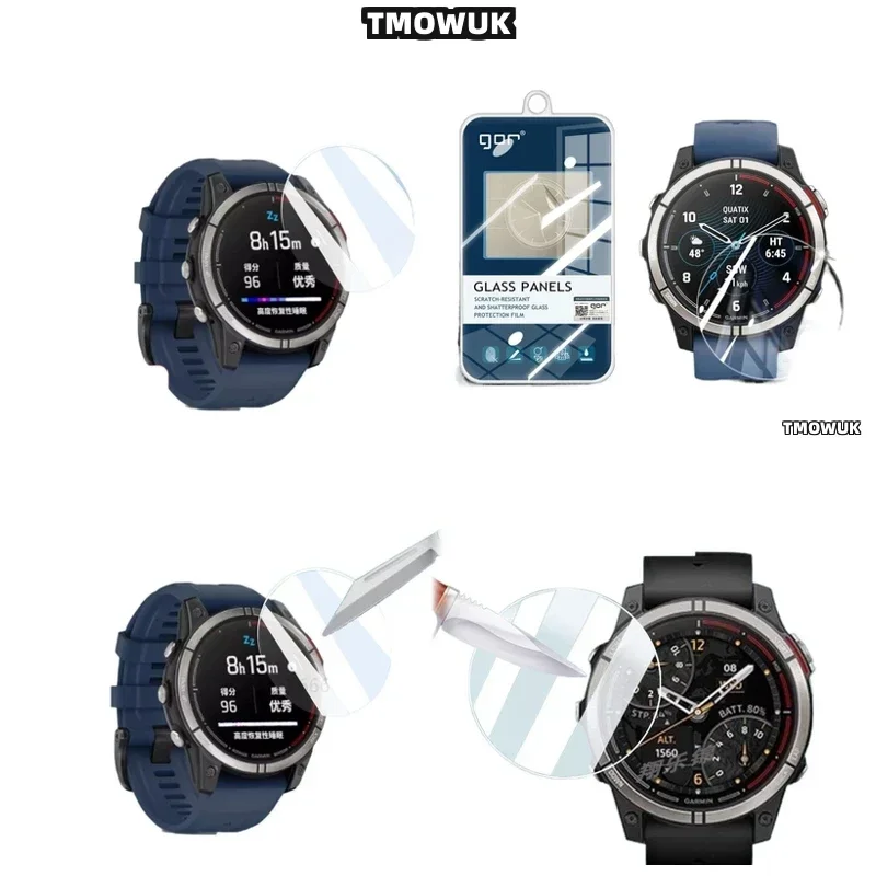 

For Garmin Quatix 7 Pro Quatix7 Ultimate 9H Hardness Screen Protector Film