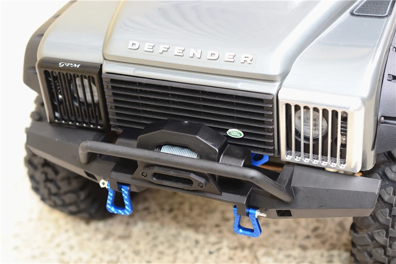 GPM 1/10 TRX4 المدافع درب الزاحف-82056-4 لتجميع المصابيح الأمامية فرشاة عمودية الحرس الألومنيوم